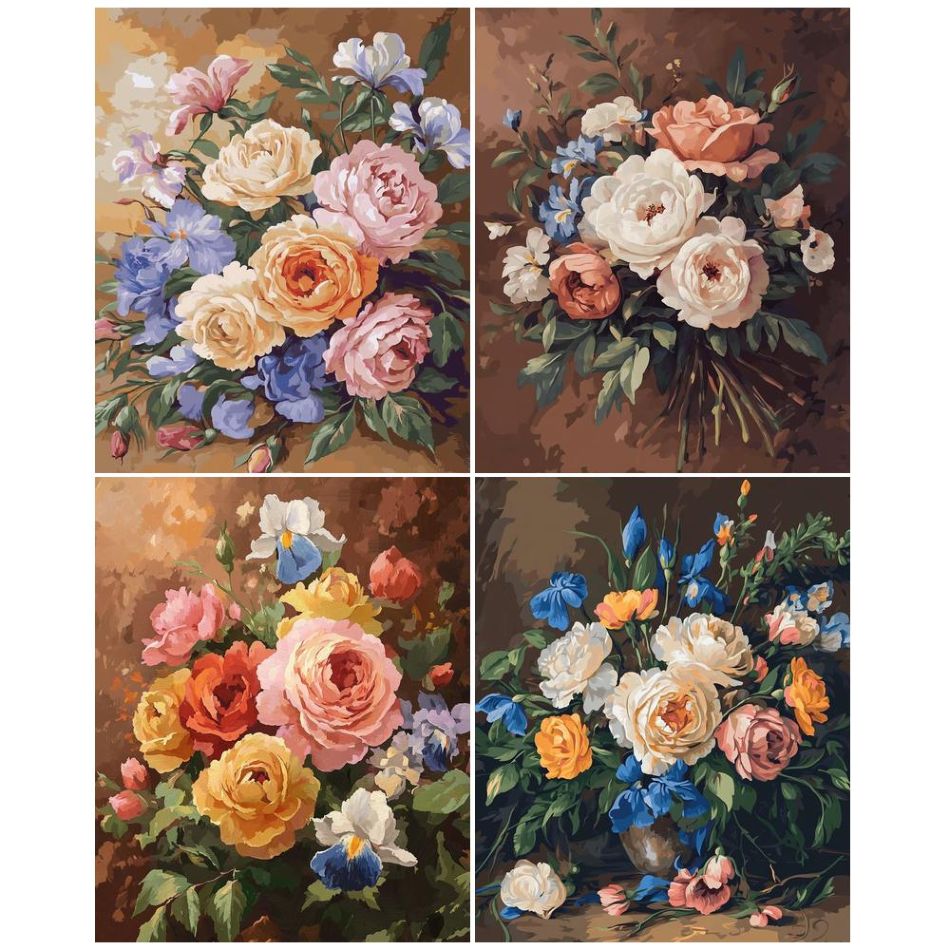 Art Craft Ideas With Paper - CHENISTORY 꽃 5D 다이아몬드 페인팅 키트