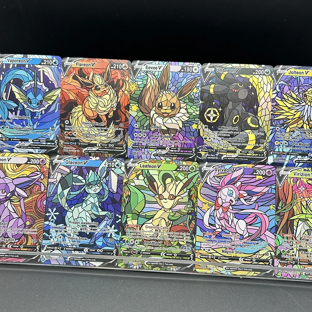 Origami Paper Set - 10 개/대 Diy PTCG Eevee Umbreon