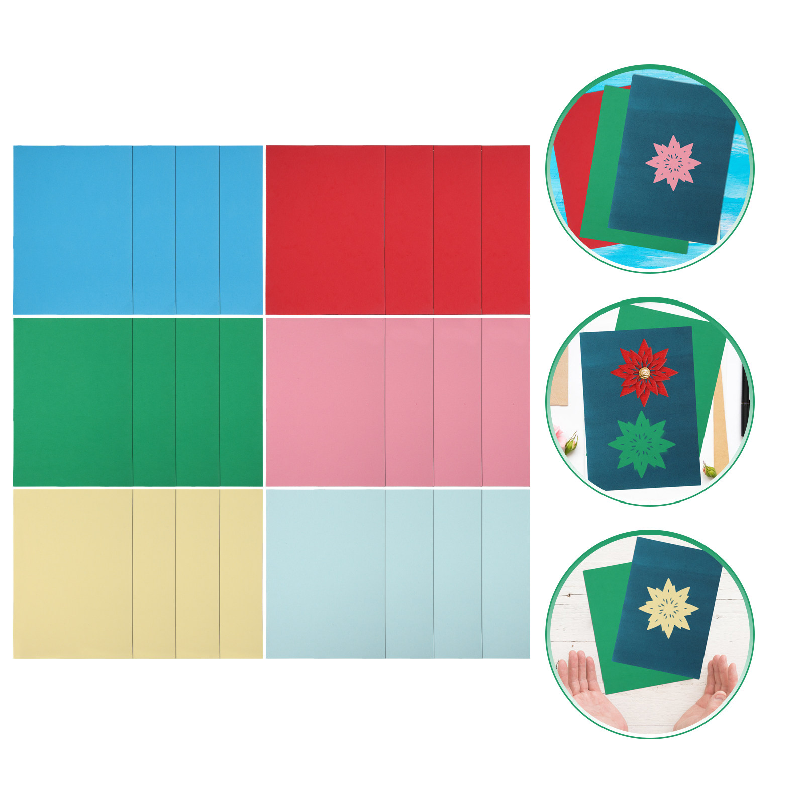 Art Craft Ideas With Paper - 28매 A5 사이아노타입 DIY 재료 어린이용