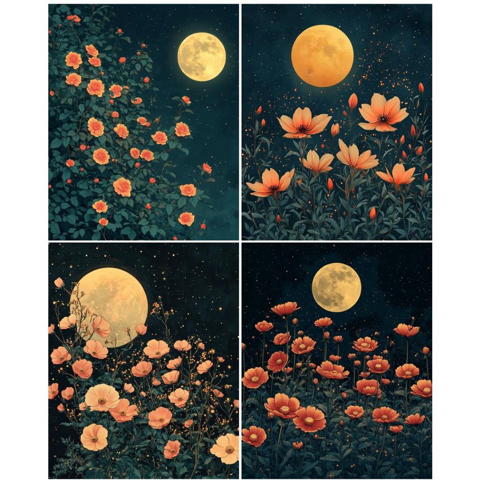 Art Craft Ideas With Paper - CHENISTORY 꽃 다이아몬드 페인팅 키트 성인용