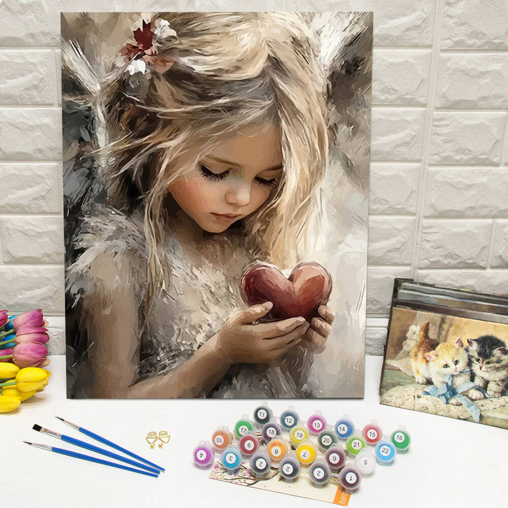 Art Craft Gifts For Adults - 숫자로 유화 산 풍경 DIY 디지털