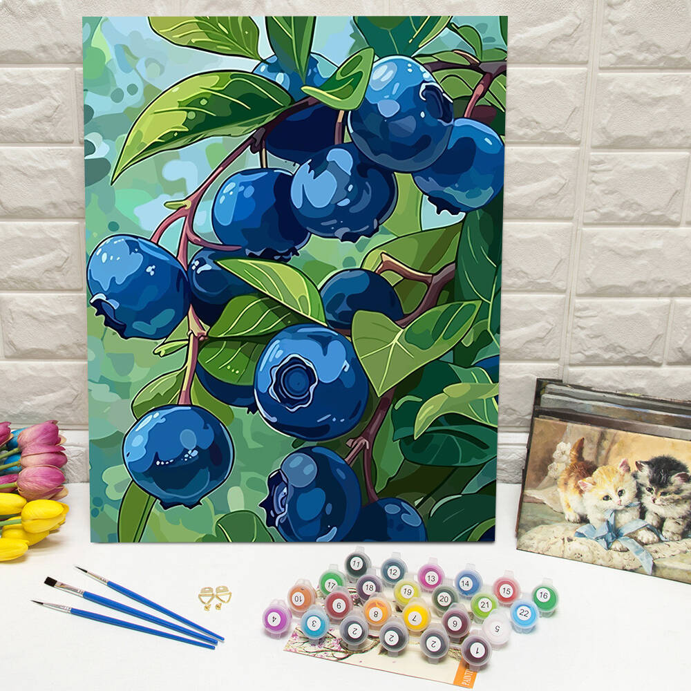 Art Craft Gifts For Adults - 숫자로 유화 산 풍경 DIY 디지털