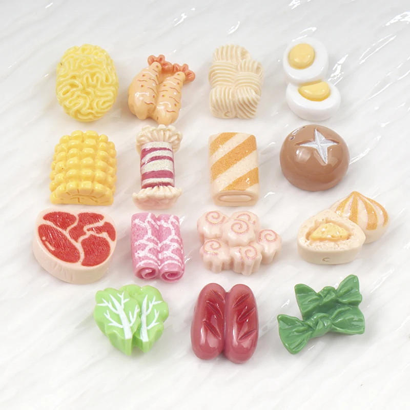 Art And Craft Vegetable - 30/300개 만화 미니 야채 옥수수 표고버섯