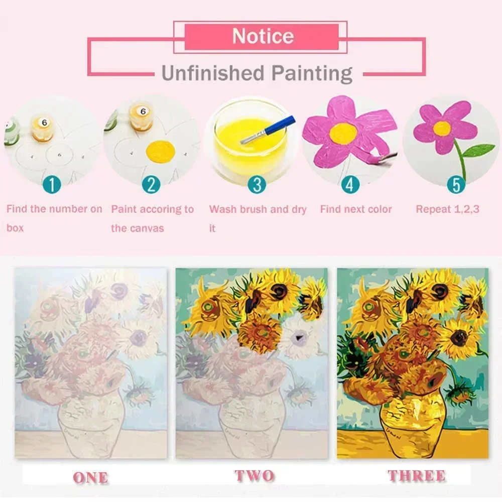 페인트 바이 넘버스 키트 성인 초보자용 40X50CM  - Art Craft Gifts For Adults 리뷰 및 가격