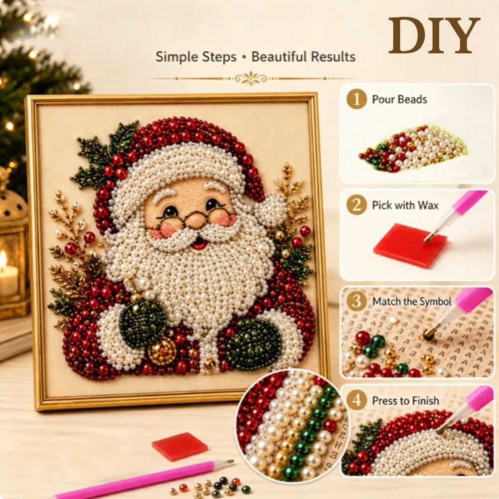 크리스마스 산타클로스 진주 아트 DIY 키트 액자형 비 - Art Craft Gifts For Adults 리뷰 및 가격