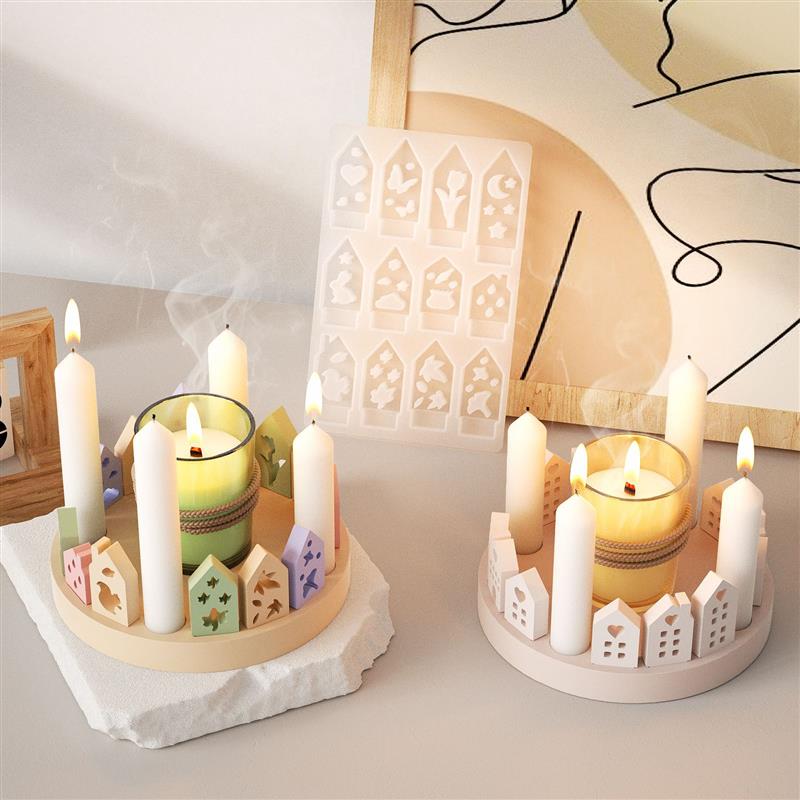 중공 집 토끼 캔들 홀더 실리콘 몰드 부활절 석고 장식 - Art Craft House Making 리뷰 및 가격