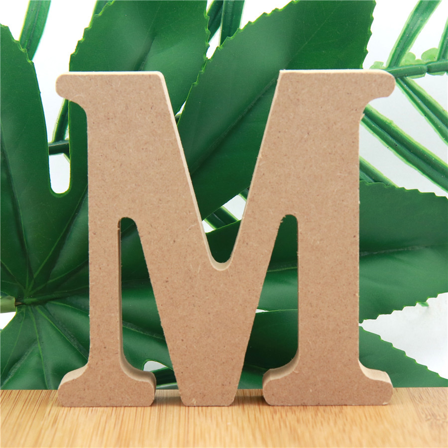 1pc 10cm 나무 색 나무 문자 알파벳 DIY 단어 - Art Craft Names 리뷰 및 가격