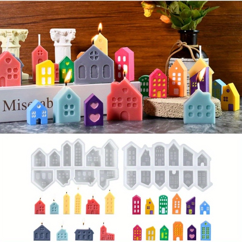 유럽 스타일 크리스마스 하우스 실리콘 몰드 DIY 공예 - Art Craft House Making 리뷰 및 가격