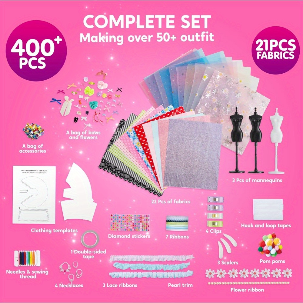 조이파이 400+피스 패션 디자인 공예 세트, 어린이  - Art Craft Girl 리뷰 및 가격