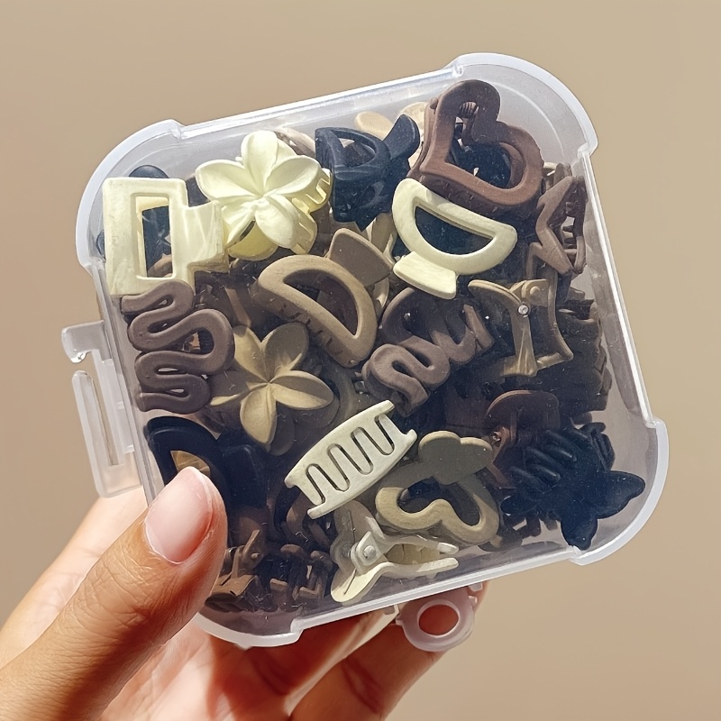 10/20/30pcs 커피 컬러 미니 헤어 클립 다양한 - Art Craft Girl 리뷰 및 가격