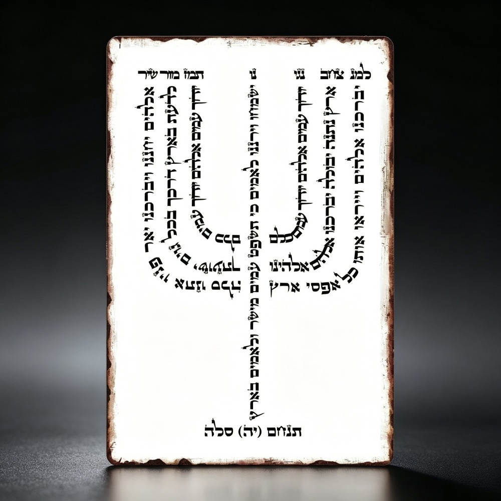 CIFBUY 빈티지 히브리어 YHVH 알루미늄 벽 예술 - Art & Craft Jojo 리뷰 및 가격