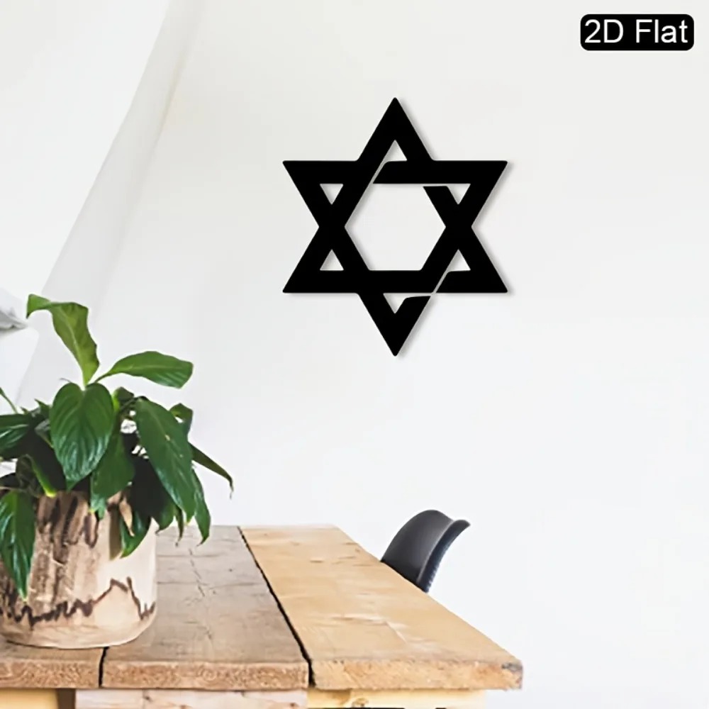 CIFBUY 철제 벽 장식 다윗의 별 금속 조각품 벽걸 - Art & Craft Jojo 리뷰 및 가격
