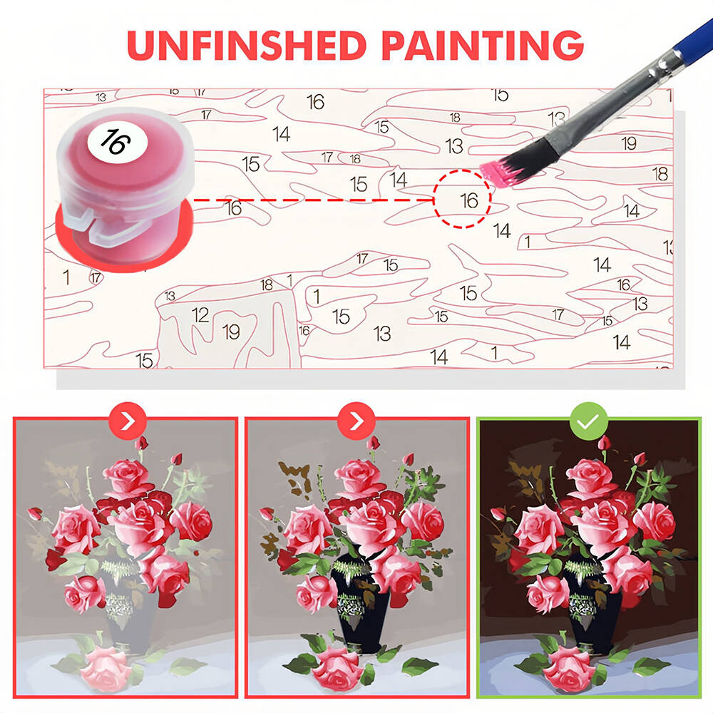 숫자로 유화 산 풍경 DIY 디지털 그림 집 나무 풍경 - Art Craft Gifts For Adults 리뷰 및 가격