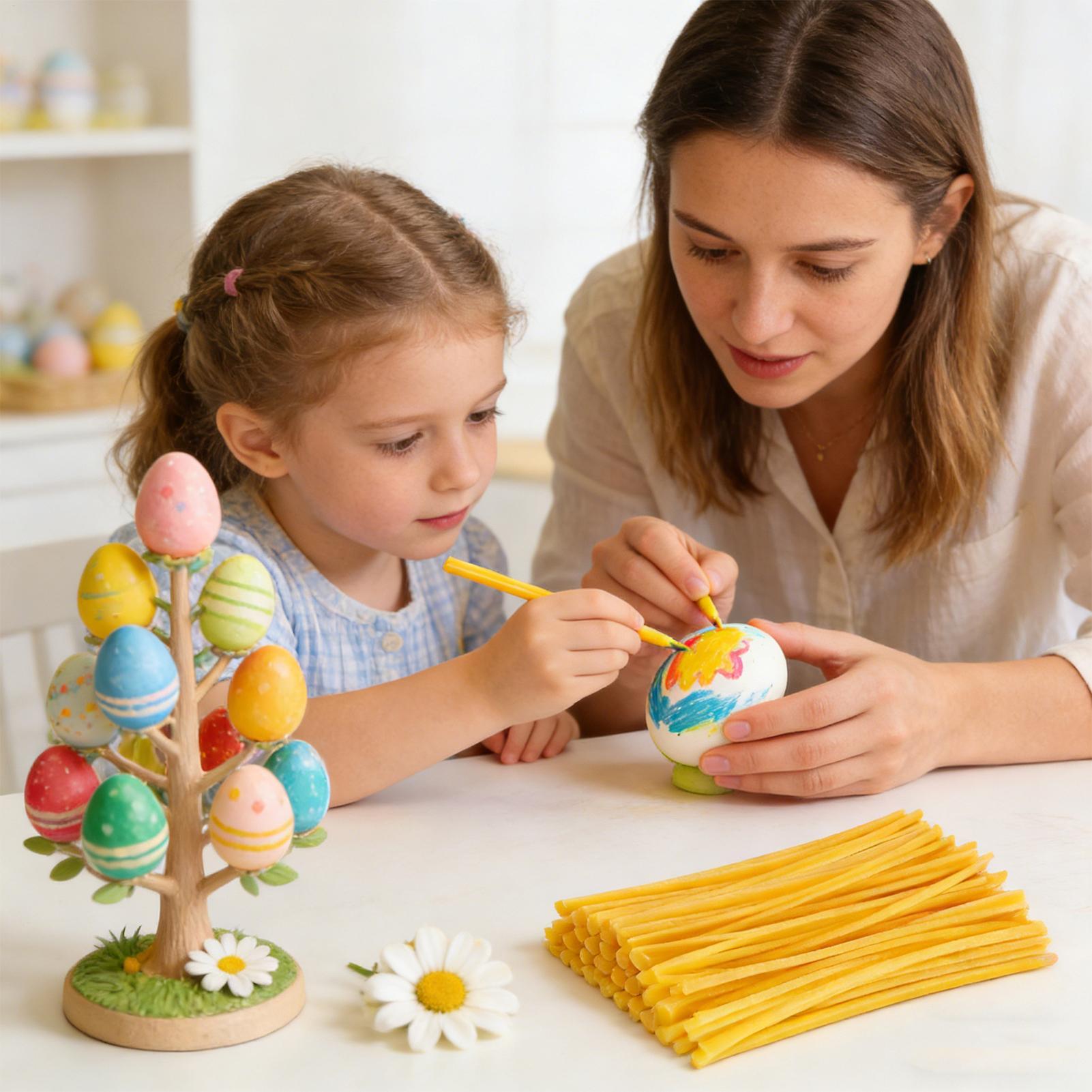 계란 장식용 밀랍 스틱 120개 부활절 미술 용품 캔들 - Art Craft Easter 리뷰 및 가격
