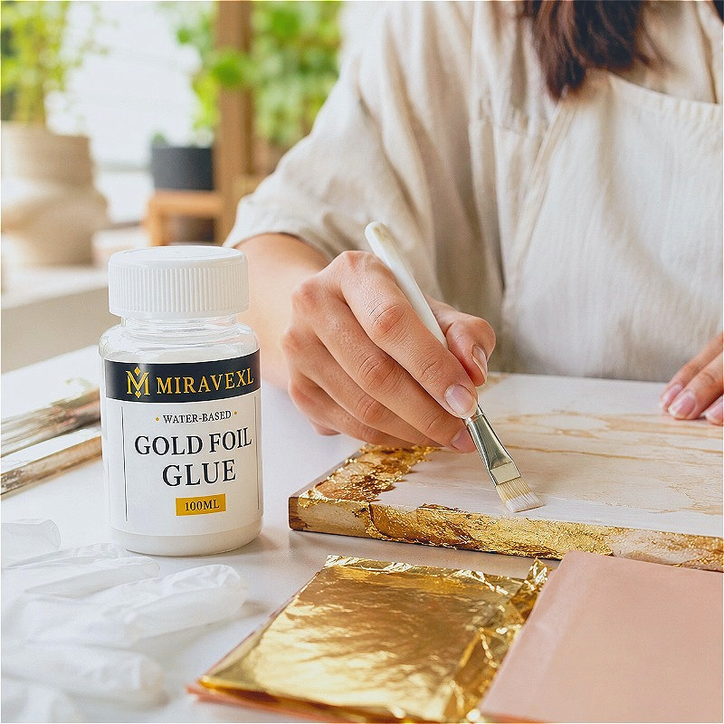 50/100ml 수성 금박 접착제 키트 DIY 공예용  - Art Craft House Making 리뷰 및 가격