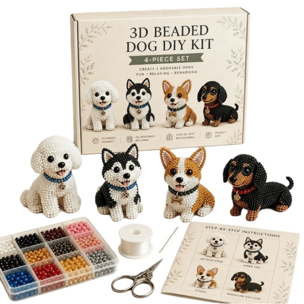작은 구슬 3D 비즈 동물 키트 동물 모양 창의적인 공 - Art Craft Kits 리뷰 및 가격