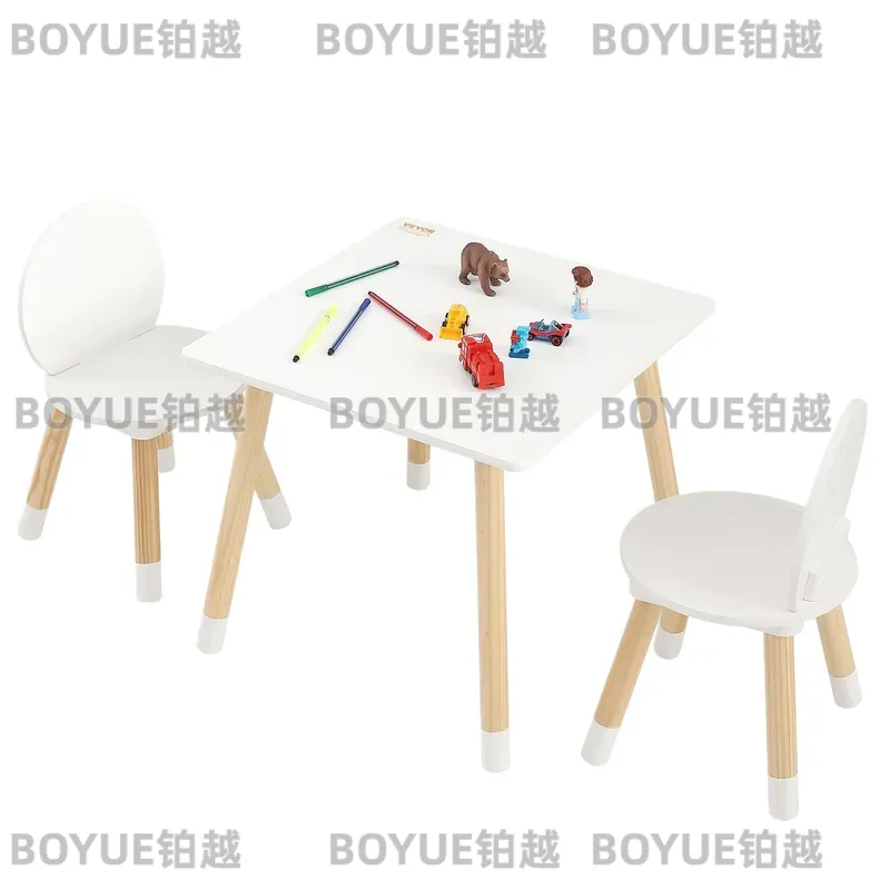 나무 어린이 활동 테이블 및 의자 2개 세트, 미술 공 - Art Craft Furniture 리뷰 및 가격
