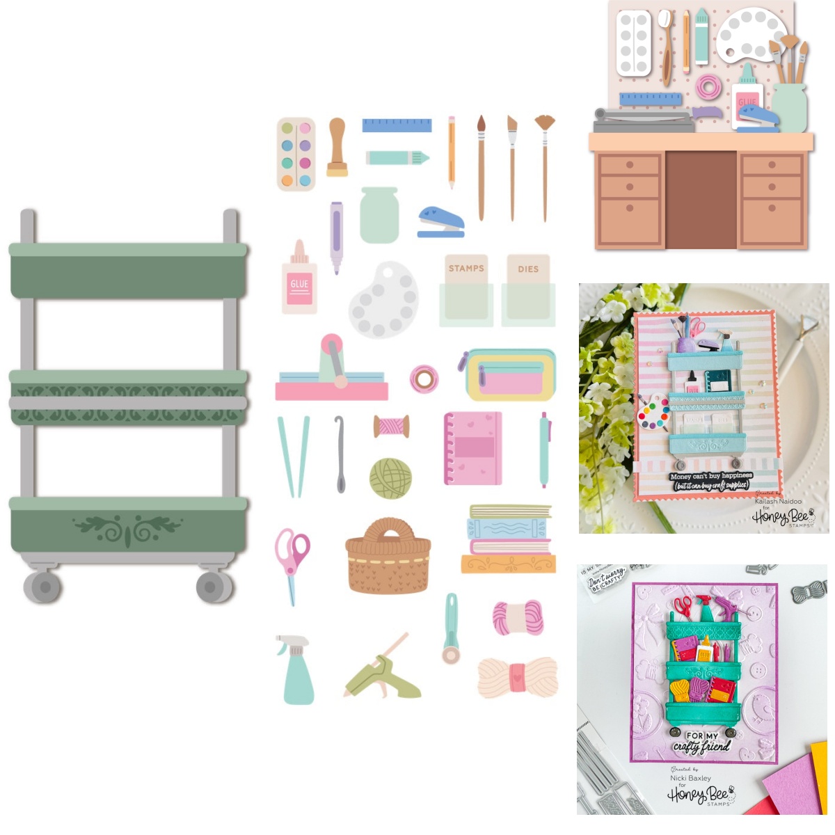 레이어즈 아트 & 공예 용품 카트 다이 2025 신상품 - Art Craft Furniture 리뷰 및 가격